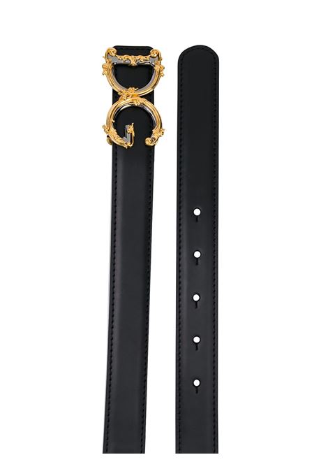 black calf leather 2,5cm belt  DOLCE & GABBANA | BE1348-AZ83180999